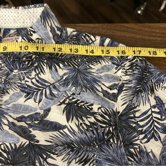 Public Beach Linen Shirt M - Picture 6 of 8